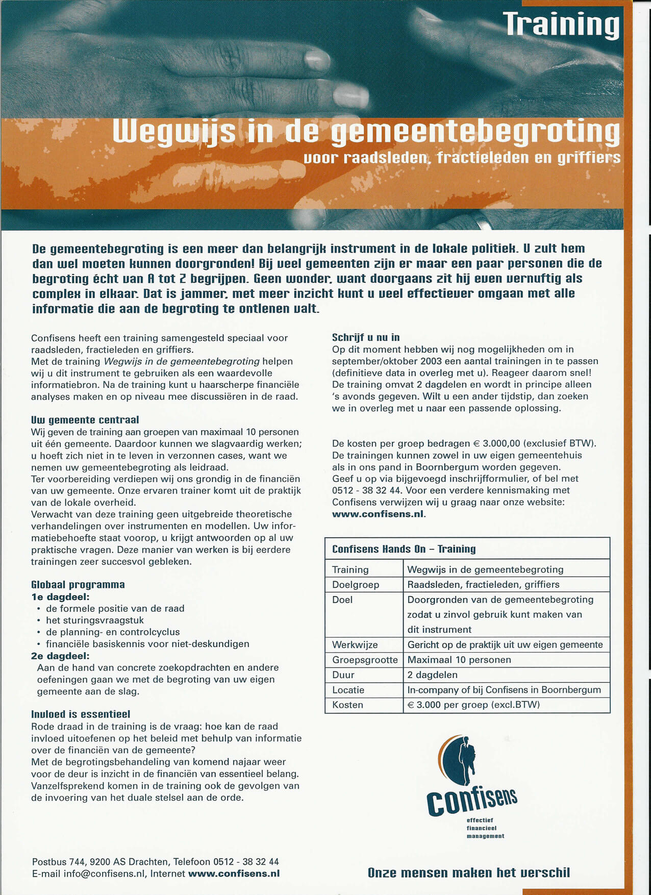 Tekst leaflet Confisens