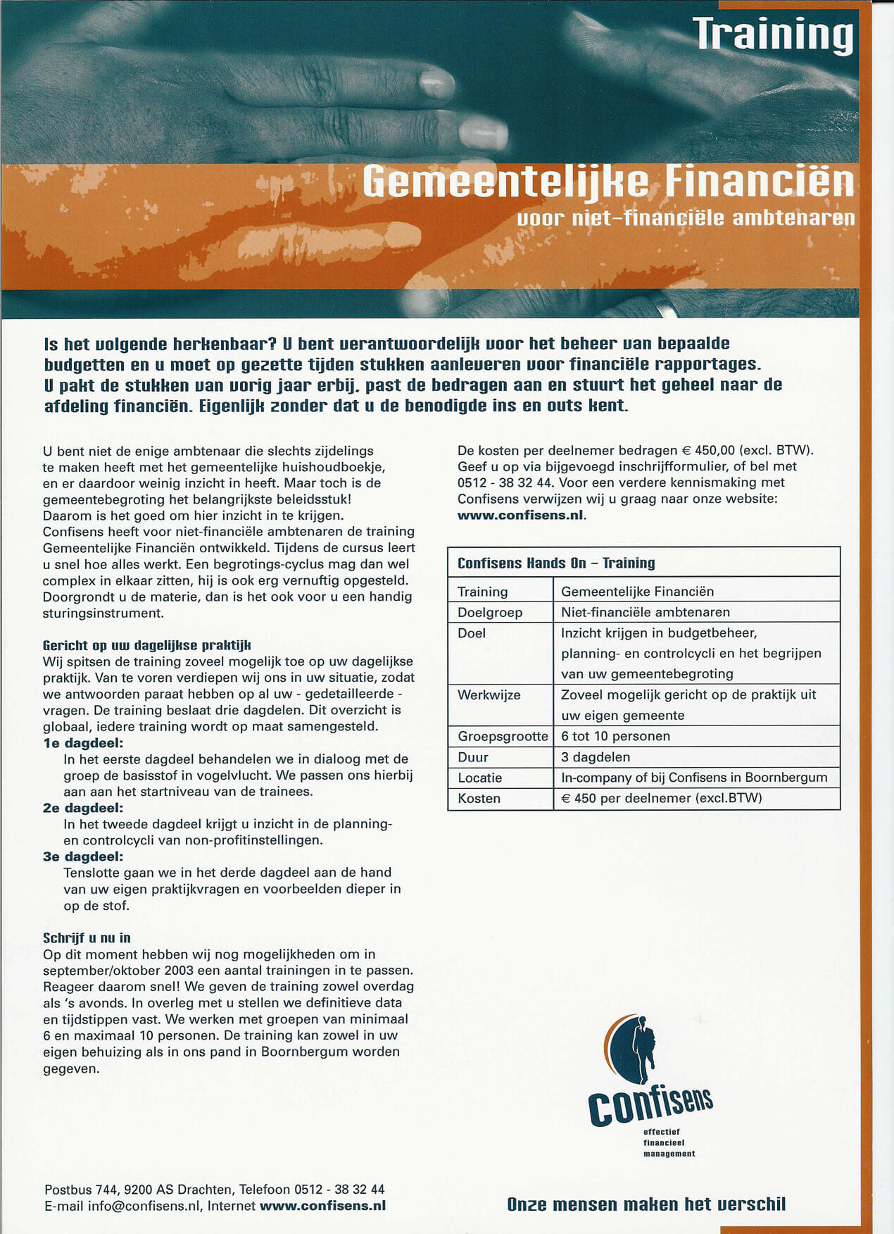 Tekst leaflet Confisens