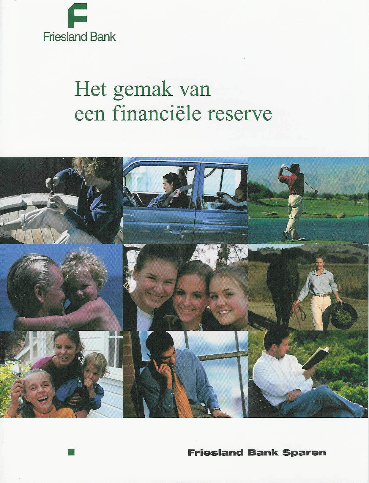 teksten Friesland Bank, brochures - 1999