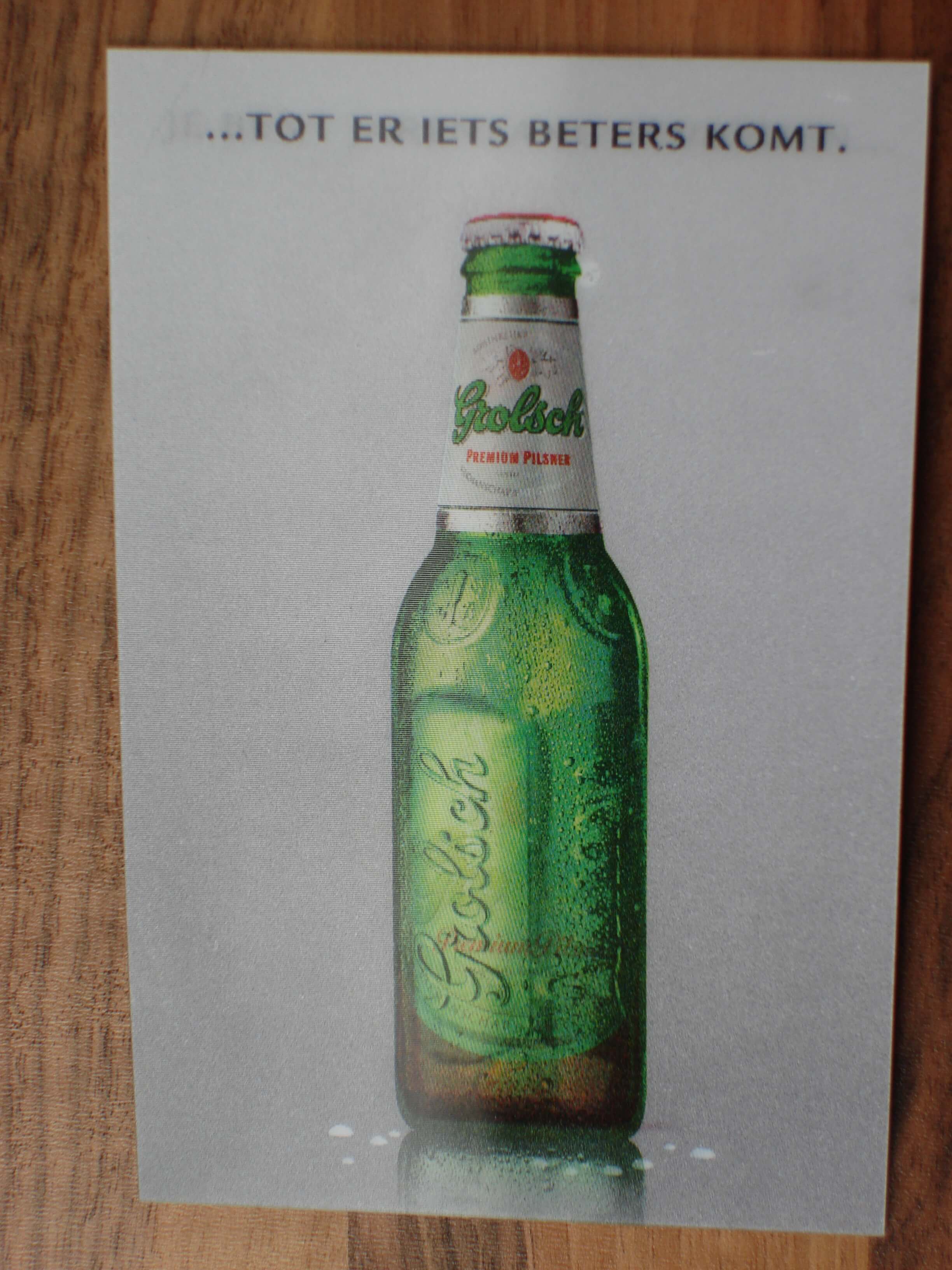 Concept en tekst - Grolsch - leaflets B2B