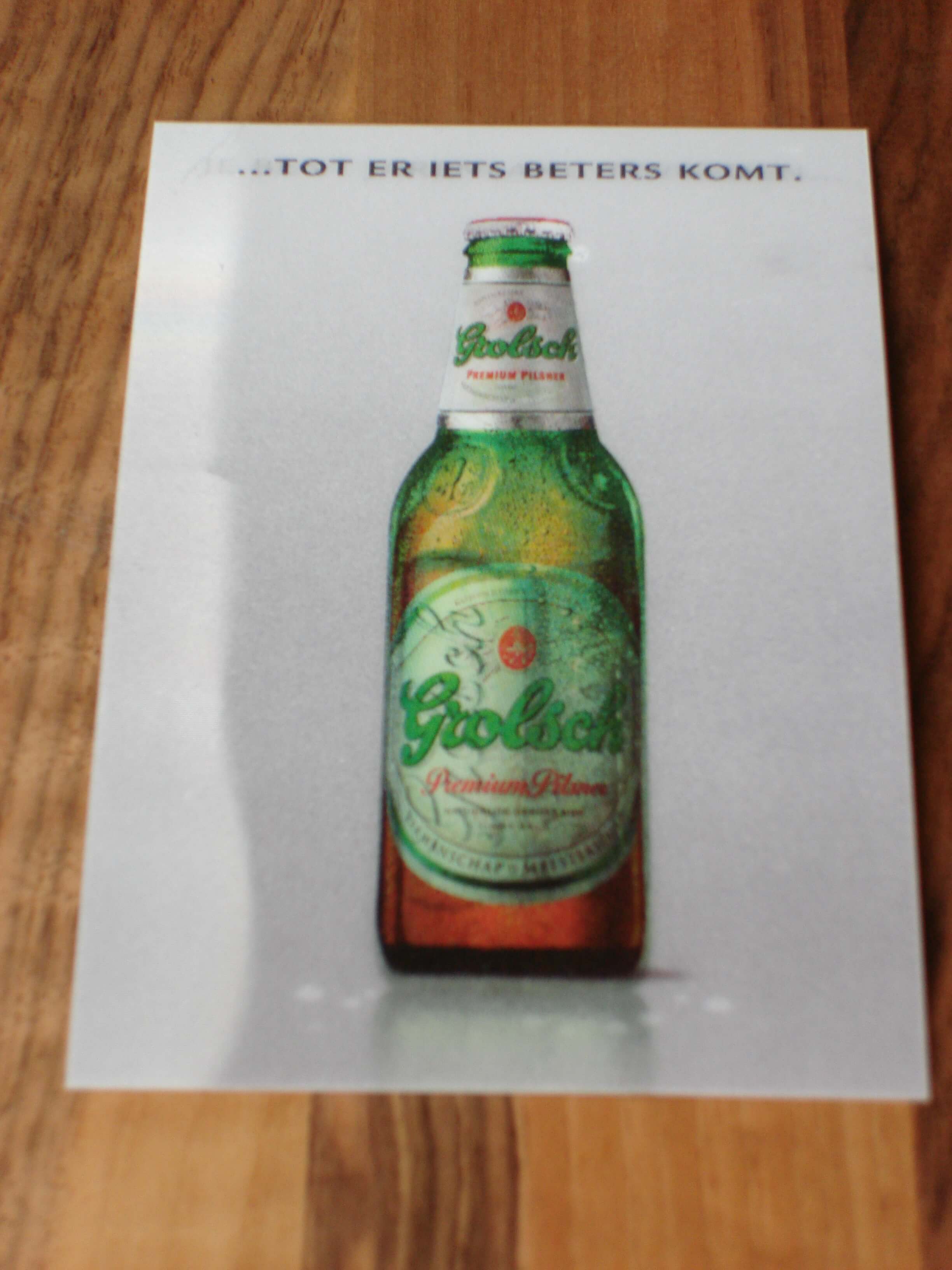 Concept en tekst - Grolsch - leaflets B2B