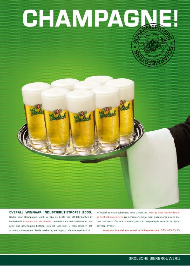 Grolsch champagne