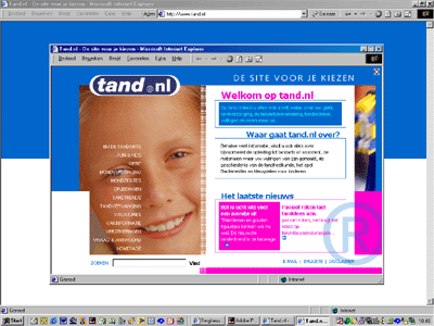Tand punt nl, concept en tekst - 2001