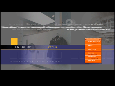 Website Benschop, tekst en concept - 2001