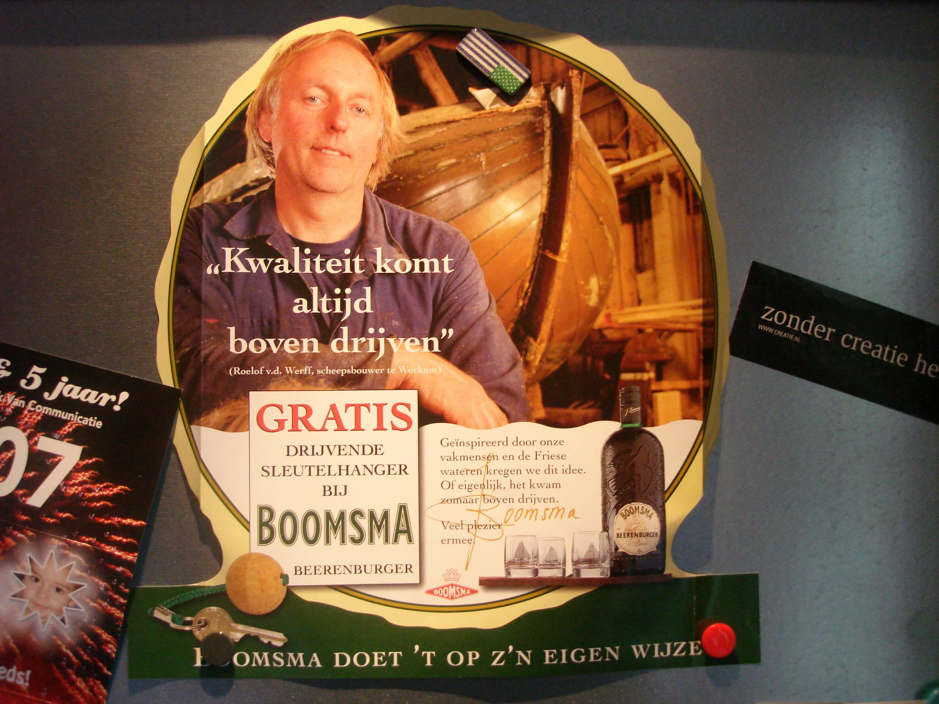 Tekst en concept advertentie Boomsma (mijn allereerste advertentie)