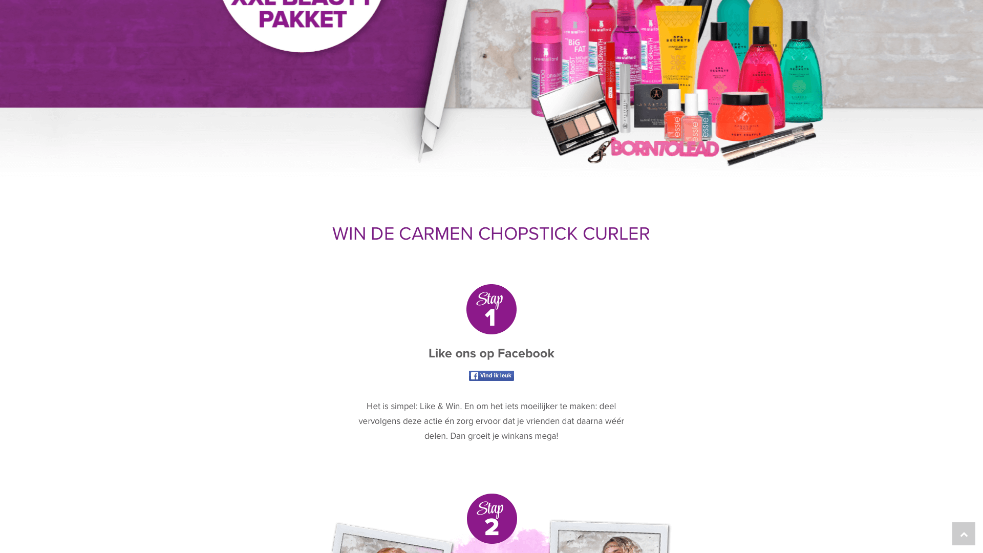teksten landingspage actie Carmen Chopstick
