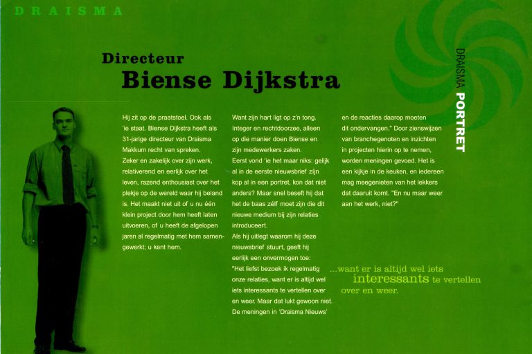 Biense Dijkstra, Dijkstra-Draisma, portret, 2001