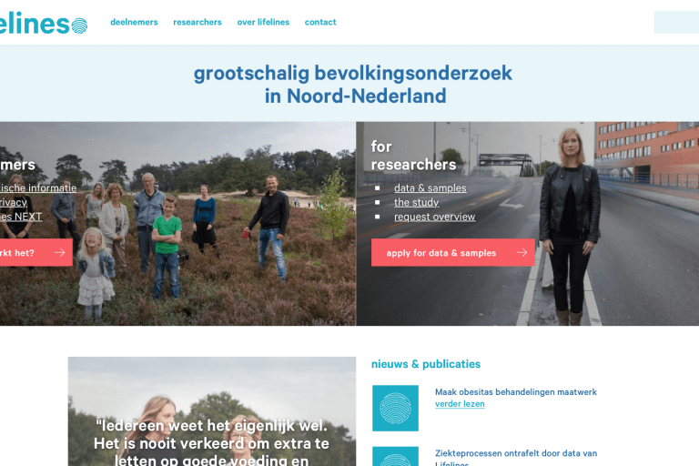 Lifelines, tekst website