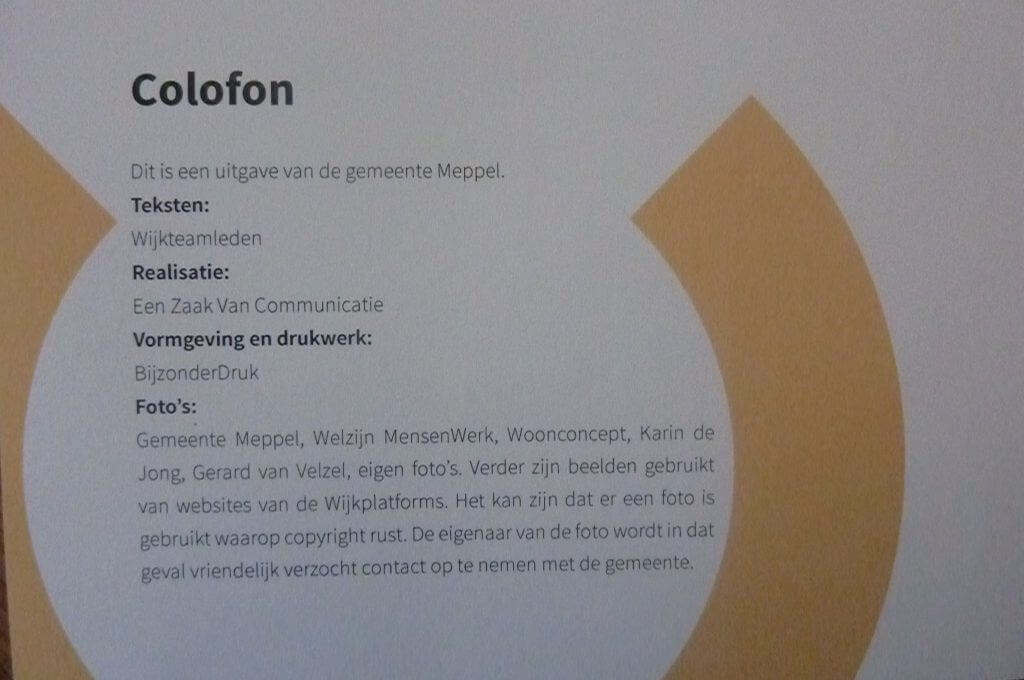 Jaarrapport wijk- en dorpsgericht werken gemeente Meppel 2017, Een Zaak Van Communicatie