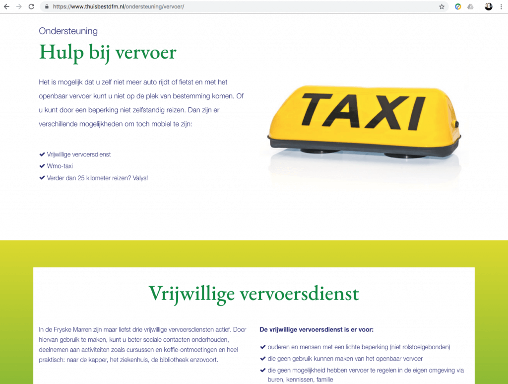 Een Zaak Van Communicatie - De Fryske Marren, website Thuis best - pagina 4